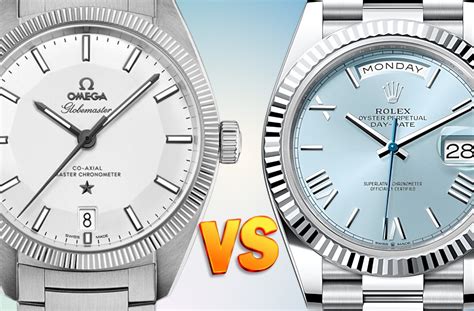 rolex and omega comparison|omega constellation vs Rolex datejust.